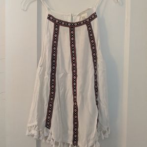 H&M Coachella Fringe Halter Top Tank